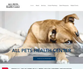 Allpetshealthcenter.com(All Pets Health Center) Screenshot