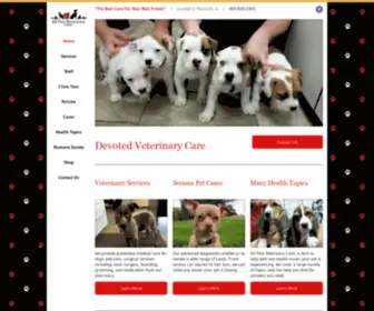 Allpetsmacomb.com(All Pets Veterinary Clinic) Screenshot