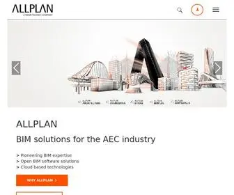 Allplan.com(ALLPLAN a Nemetschek Company) Screenshot