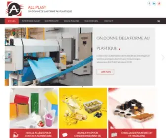 Allplast-Algerie.com(ALL PLAST) Screenshot