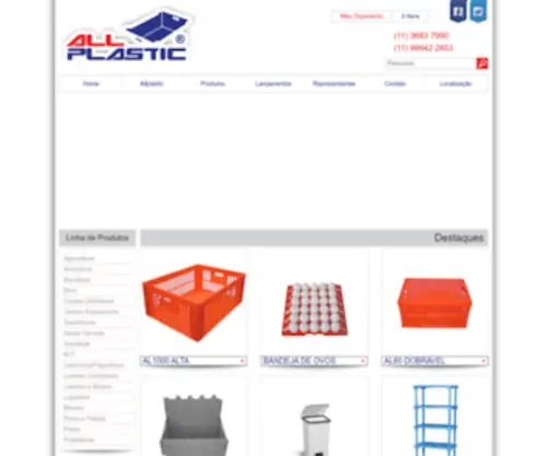 Allplastic.com.br(All Plastic) Screenshot