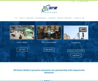 Allpointsco.com(Digital Out of Home Advertising) Screenshot