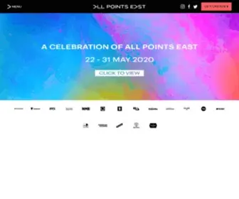 Allpointseastfestival.com(All Points East) Screenshot