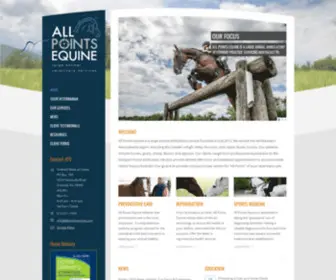 Allpointsequine.com(All Points Equine) Screenshot