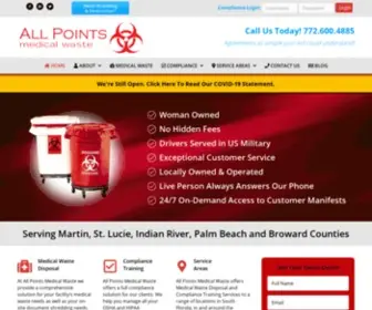 Allpointsmedicalwaste.com(All Points Medical Waste) Screenshot