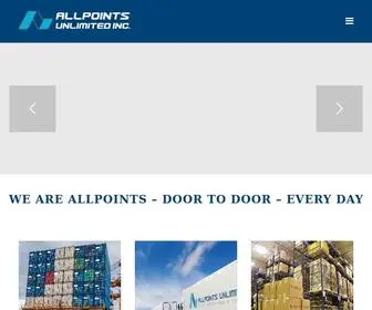 Allpointsunlimited.com(LOGISTIC SERVICES) Screenshot