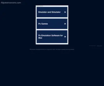 Allpokemonroms.com(Allpokemonroms) Screenshot