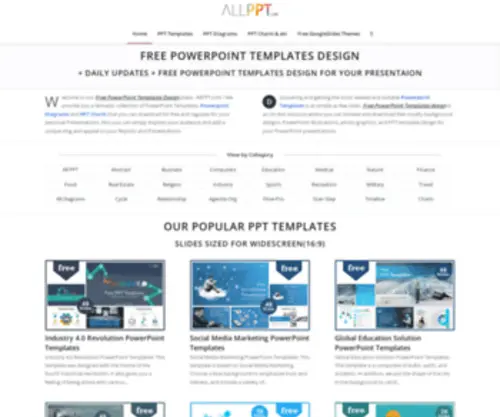 ALLPPT.com(Free PowerPoint Templates) Screenshot