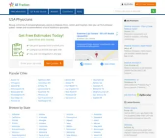 Allpractices.com(Physicians) Screenshot