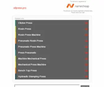 Allpress.pro(أل بريس، أول محرك بحث للأخبار المغربية) Screenshot