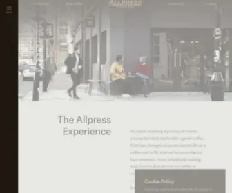Allpressespresso.com(Allpress Espresso) Screenshot