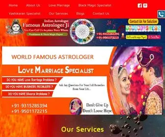 Allproblemexpertastrologer.com(The most world of Vashikaran Specialist Famous Astrologer.Vashikaran) Screenshot