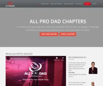 Allprodadchapters.com(All Pro Dad’s Day) Screenshot
