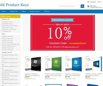 Allproductkeys.com(Parked Domain name on Hostinger DNS system) Screenshot