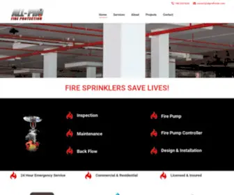 Allproflorida.com(All Pro Fire Protections commitment) Screenshot