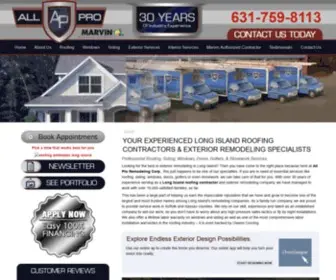 Allproli.com(Your Long Island Roofing Contractor) Screenshot