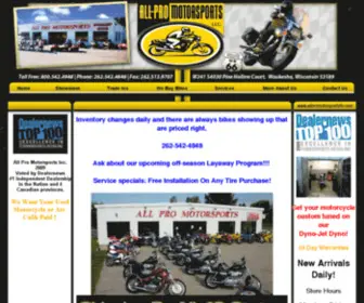 Allpromotorsportsllc.com(All Pro Motorsports LLC) Screenshot