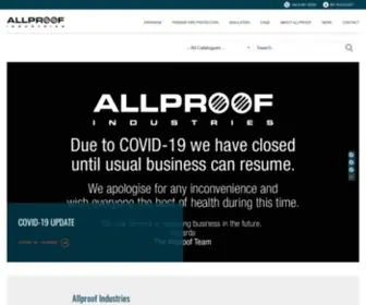 Allproof.co.nz(#breadcrumbs { display) Screenshot