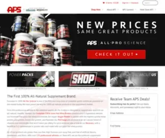 Allproscience.com(All Pro Science) Screenshot