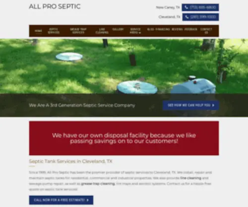 Allproseptictexas.com(Allproseptictexas) Screenshot
