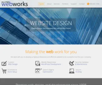 Allprowebworks.com(All Pro Webworks) Screenshot