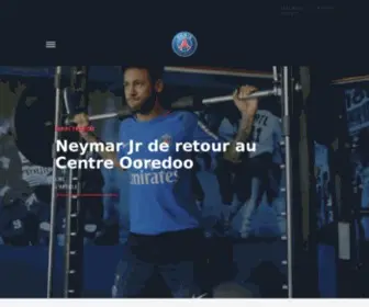 ALLPSG.com(Site officiel du Paris Saint) Screenshot