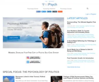 Allpsych.com(Learn Psychology) Screenshot