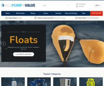 Allpumpandvalve.com(Pumps) Screenshot