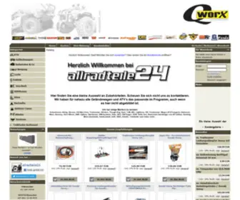 Allradteile24.com(Index) Screenshot