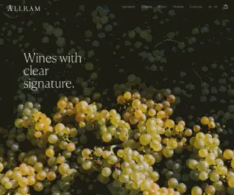 Allram.at(Weingut ALLRAM) Screenshot