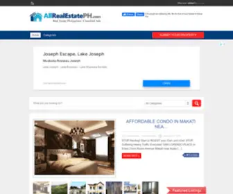 Allrealestateph.com(Real Estate Philippines) Screenshot