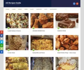 Allrecipesguide.net(Food, friends, and recipe inspiration) Screenshot