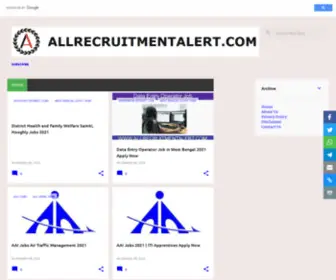 Allrecruitmentalert.com(All Recruitment Alert .Com) Screenshot