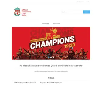 Allredsmalaysia.com.my(All Reds Malaysia) Screenshot