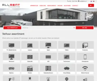 Allrent.nl(Specialist in AV verhuur) Screenshot