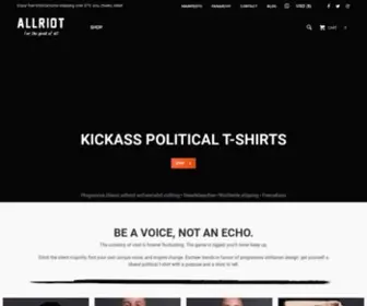 Allriot.com(Kickass political t) Screenshot