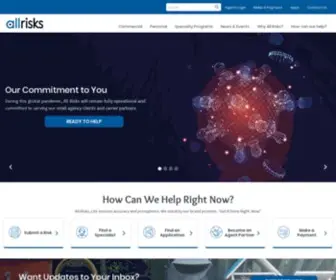 Allrisks.com(All Risks) Screenshot