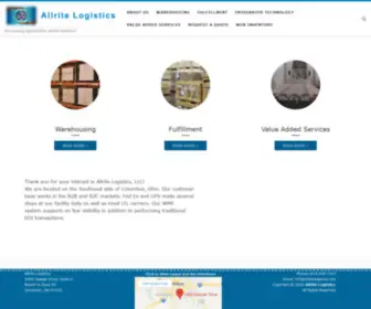 Allritelogistics.com(Allrite Logistics) Screenshot