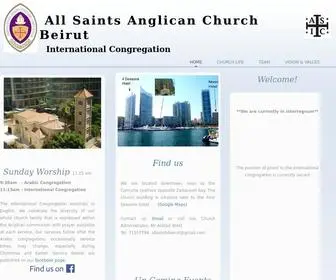 Allsaintsbeirut.com(All Saints International Congregation (ASIC)) Screenshot