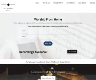 Allsaintsbellevue.org(A community of service) Screenshot