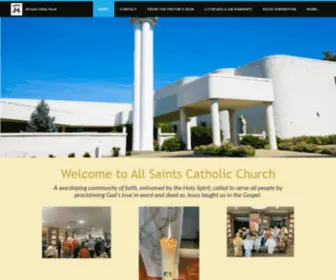 Allsaintsbridgeport.com(All Saints Catholic Church) Screenshot