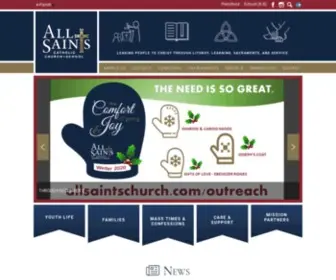 Allsaintschurch.com(All Saints Catholic Church) Screenshot