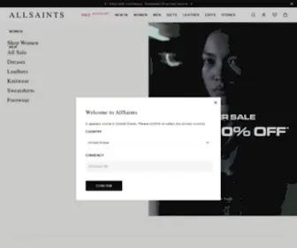 Allsaints.com(AllSaints Official Site) Screenshot