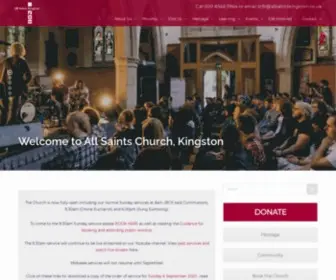 Allsaintskingston.co.uk(All Saints Church) Screenshot