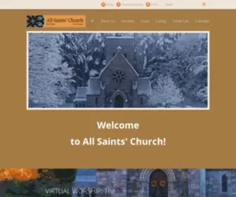 Allsaintsnh.org(All Saints' Church) Screenshot