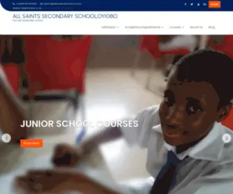 Allsaintssecschool.com(ALL SAINTS SECONDARY SCHOOL) Screenshot