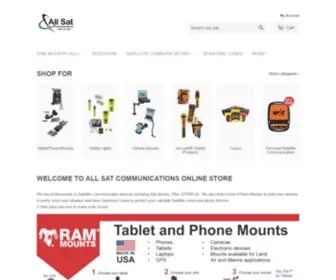 Allsatshop.com.au(All Sat Communications Online Store) Screenshot