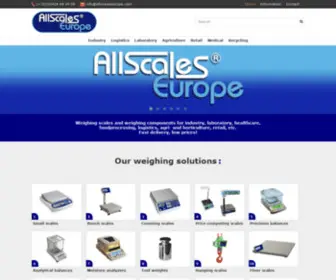 Allscaleseurope.com(AllScales Europe) Screenshot