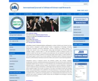 Allsciencejournal.com(International Journal of Advanced Science and Research) Screenshot