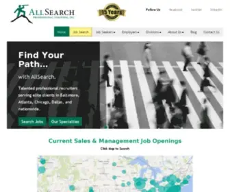 Allsearchinc.com(AllSearch Recruiting) Screenshot